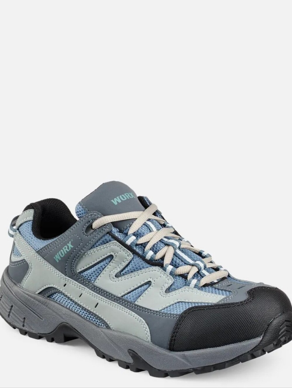Women's Carbide Safety Toe Work Shoe - Blue/Gray Worx Red Wing